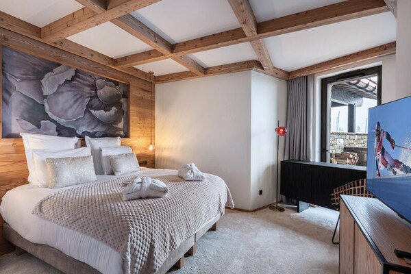 Luxe appartement 8p in Courchevel 1850 met spa, zwembad en balkon - thumbnail 4