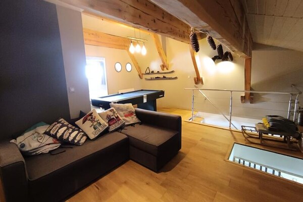 Luxe chalet-appartement Maison Bleue Charrette, 50m van de pistes in Montgenèvre - thumbnail 6