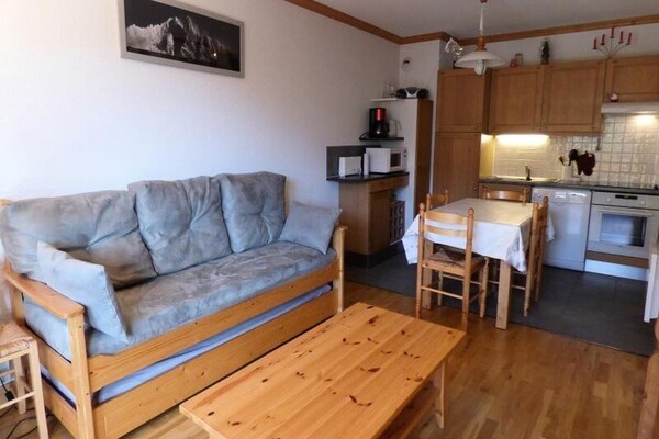 Résidence Refuge Des Outalays: Ski-in appartement voor 6 personen in Le Grand Bornand - thumbnail 4