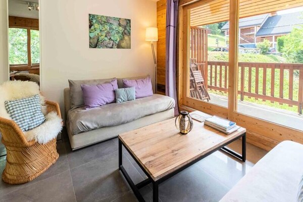 Licht appartement in Méribel Village met uitzicht op de Alpen voor 8 personen - thumbnail 3