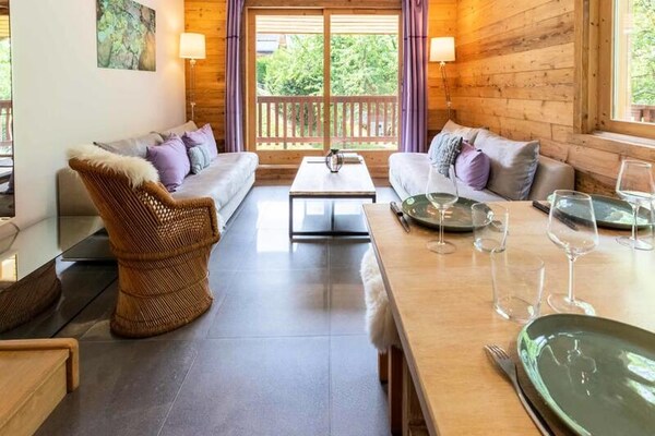 Licht appartement in Méribel Village met uitzicht op de Alpen voor 8 personen - thumbnail 4