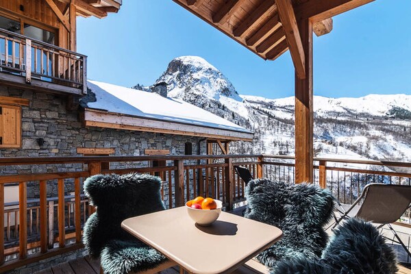 Chalet Caseblanche: 8-persoons appartement op 50m van de lift in Les Belleville - thumbnail 6