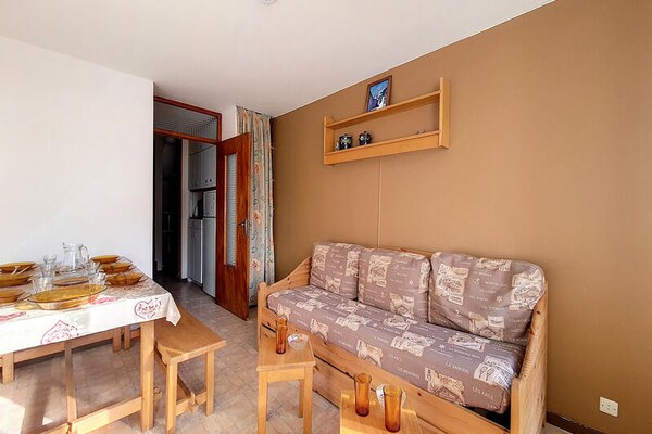Duplexappartement op 100m van de piste in Les Menuires voor 6 personen - thumbnail 3