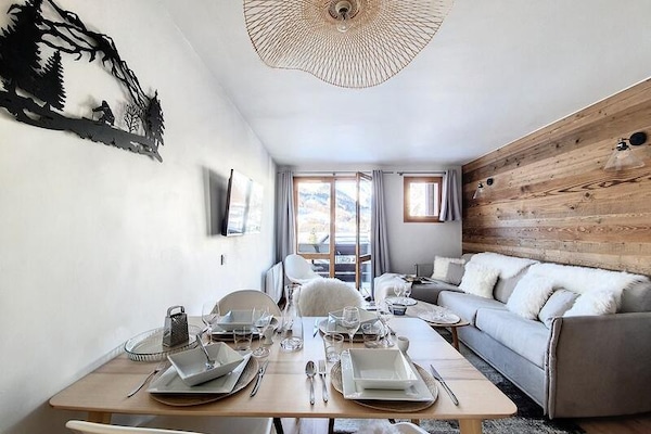Duplex appartement met balkon en bergzicht in Les Belleville - thumbnail 5