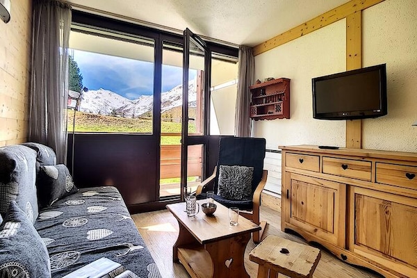 Knus appartement voor 6 in Les Belleville, vlakbij de piste - thumbnail 5