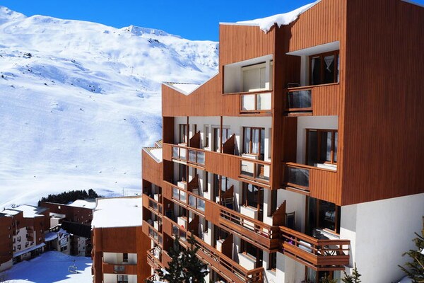 Knus ski-in/ski-out studio-appartement in Reberty 1850, Les Belleville - thumbnail 2