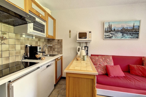 Knus appartement op 2 minuten van de gondellift in Les 3 Vallées - thumbnail 5