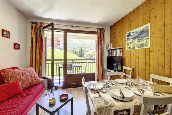 Knus appartement op 2 minuten van de gondellift in Les 3 Vallées - thumbnail 6