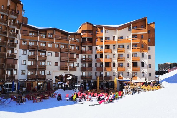 Knusse Alpenstudio met ski-in/ski-out in Les Menuires - thumbnail 4
