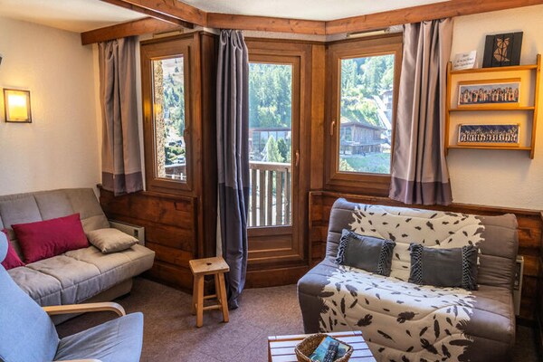 Panoramisch appartement op de piste in Les Orres 1650 voor 6 personen - thumbnail 1