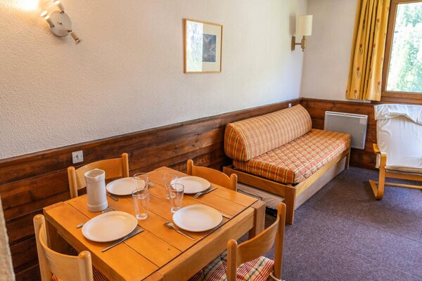 Panoramisch appartement op 100m van de piste in Les Orres 1650 - thumbnail 3