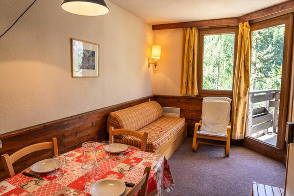 Zonnig appartement op de piste in Les Orres 1650, 4 personen - thumbnail 2