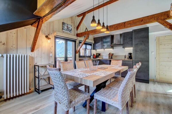 Authentiek 6-persoons appartement met balkon en uitzicht op de pistes in Morzine - thumbnail 2