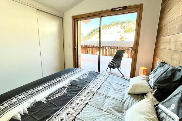 Appartement direct aan de piste in Notre Dame de Bellecombe, 4 personen - thumbnail 4