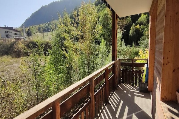 Knus appartement in Pelvoux op 200m van de piste, 6 personen - thumbnail 1