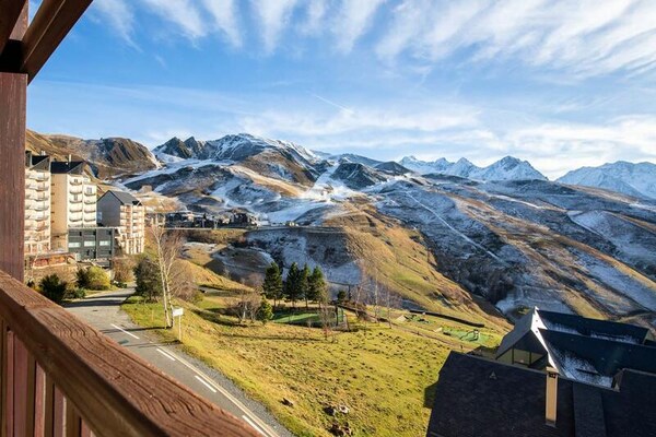Ruim duplexappartement voor 8 personen aan de pistes van Peyragudes - thumbnail 5