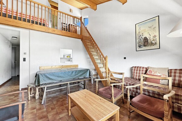 Duplex voor 8 personen in Les Carroz, vlakbij de piste en het dorpshart - thumbnail 4