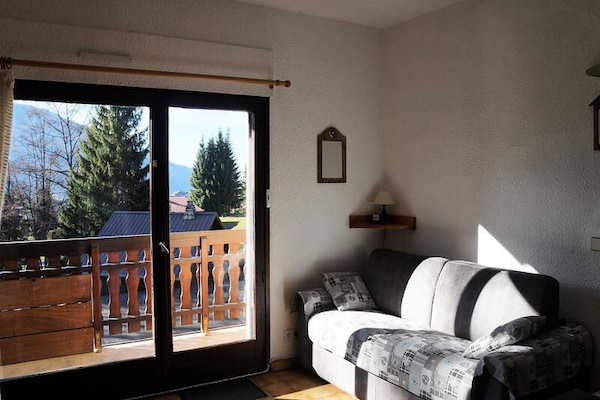 Gezellig studio-appartement in Les Carroz-d'Arâches, 500m van het centrum - thumbnail 2
