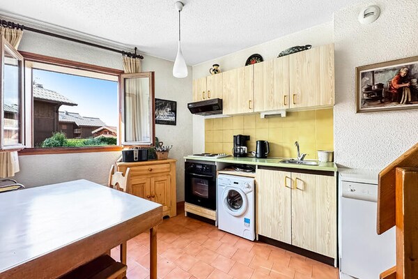 Authentiek duplexappartement in het hart van Les Carroz, vlakbij de piste - thumbnail 4