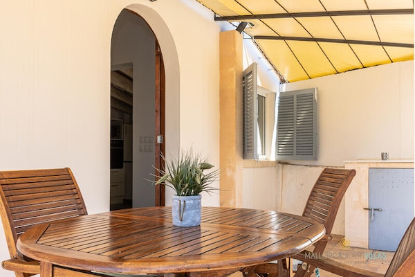 Romantisch appartement met tuin en uitzicht op de Tramuntana bij Pollença - thumbnail 2