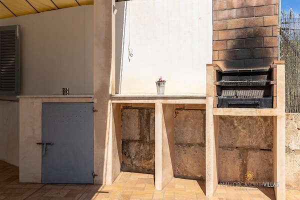 Romantisch appartement met tuin en uitzicht op de Tramuntana bij Pollença - thumbnail 4