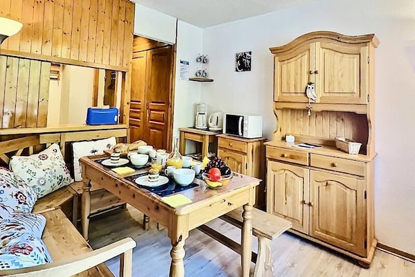 Appartement 6 pers. in Val d'Isère, direct aan de hoofdstraat met balkon op het westen - thumbnail 3