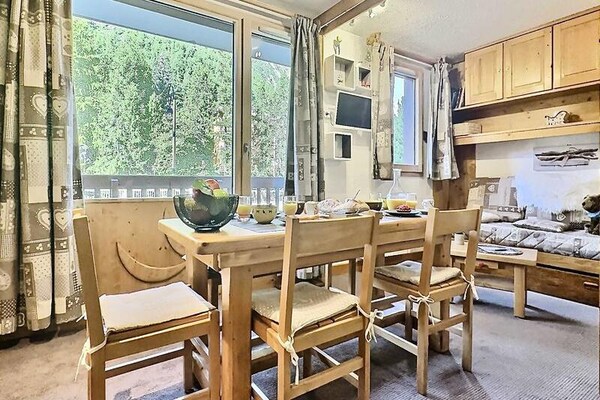 Appartement 6 pers. op zuiden met balkon in het hart van Val d'Isère - thumbnail 2