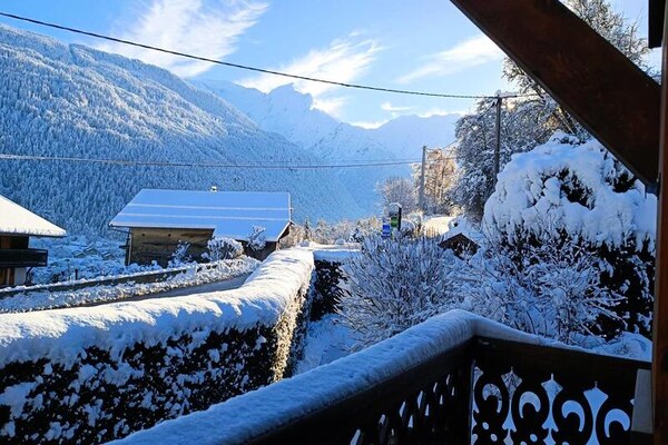 Chaletappartement 6p met Mont Blanc uitzicht in Saint-Gervais-les-Bains - thumbnail 3
