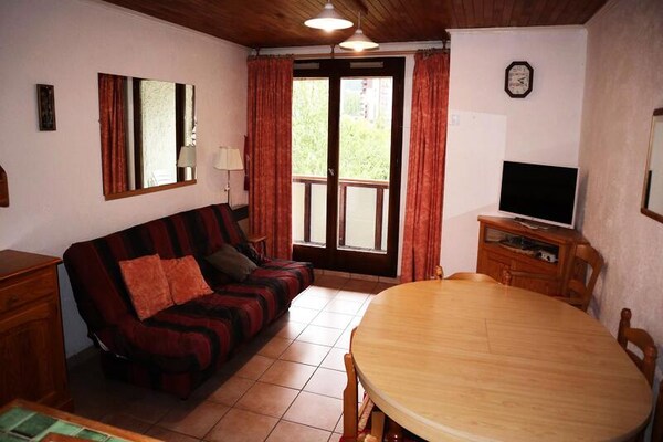 Zonnig appartement op zuiden in Les Orres 1650, vlakbij de skilift - thumbnail 1