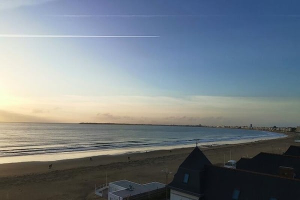 Studio aan zee in Pornichet met adembenemend uitzicht op de Atlantische Oceaan - thumbnail 2