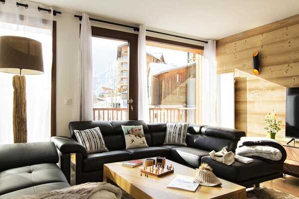Ruim 5-kamerappartement op de piste in Vénosc met zuidbalkon - thumbnail 6