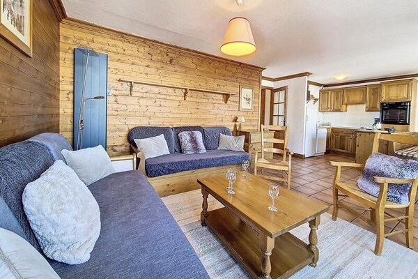 Duplexappartement direct aan de piste in Les Belleville voor 8 personen - thumbnail 6
