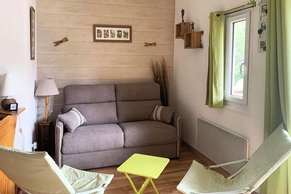 Ski-in/ski-out appartement met zuidbalkon en uitzicht op de pistes in Les Orres - thumbnail 2