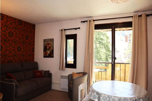 Zonnig ski-in/ski-out appartement in Les Orres met panoramisch uitzicht - thumbnail 3