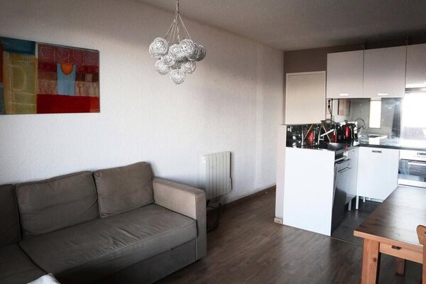 Appartement 8p met balkon en valleizicht, direct aan de piste in Les Orres - thumbnail 2