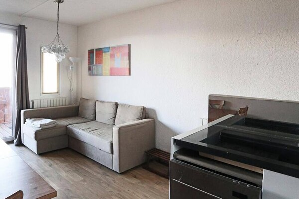 Appartement 8p met balkon en valleizicht, direct aan de piste in Les Orres - thumbnail 4