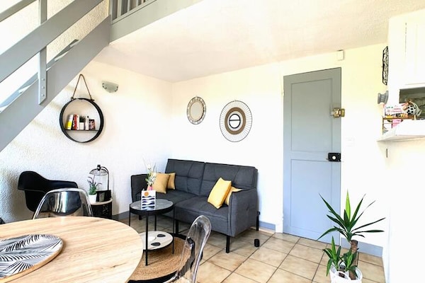 Duplex voor 4 personen in het hart van oud Antibes, vlakbij strand en markt - thumbnail 2