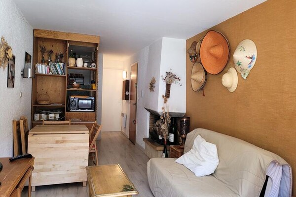 Appartement met panoramisch uitzicht in Pra-Loup 1600, 80m van winkels - thumbnail 1