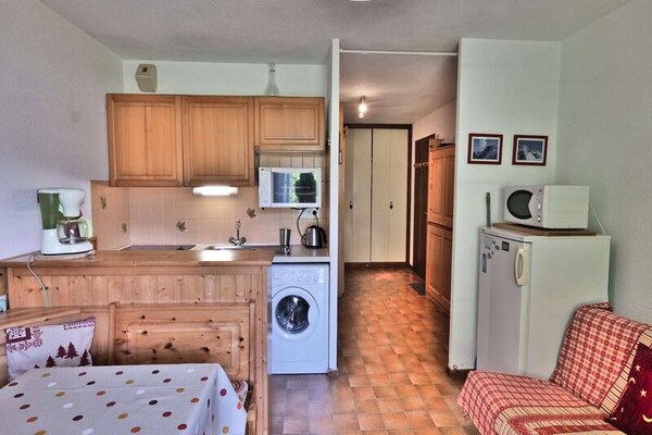 Knus appartement met balkon en adembenemend bergzicht in Le Grand Bornand - thumbnail 3