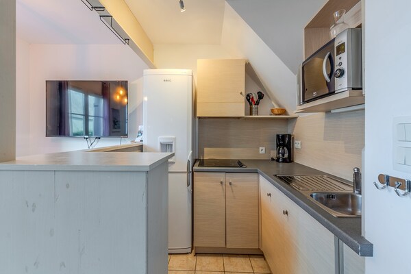 Licht appartement op 500 meter van strand Pentrez, 2 slaapkamers - thumbnail 4