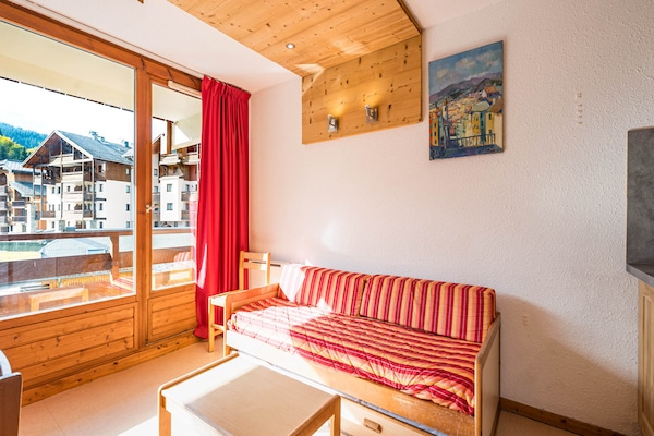 Appartement 31m² in Morillon, 50m van skilift en centrum - thumbnail 1
