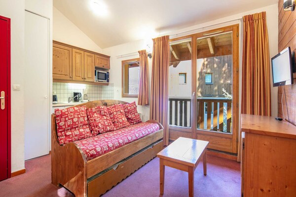 Gezellig appartement in Valfréjus met balkon, 650m van skilift - thumbnail 2