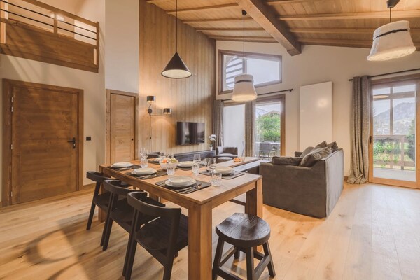 Ruim appartement voor 12 personen met Mont Blanc uitzicht en wellness in Megève - thumbnail 5