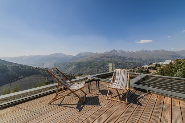 Ruim appartement met sauna en jacuzzi in Plan Peisey, Paradiski - thumbnail 2