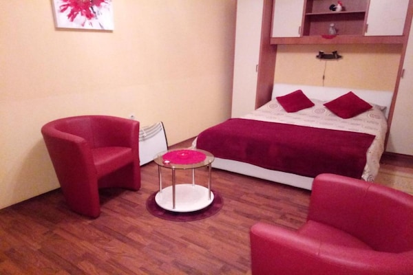 Classic Double Room met terras aan de rivier in Osijek - thumbnail 6