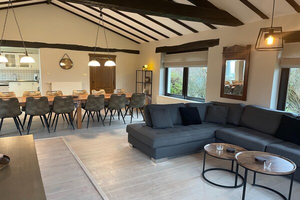 Ruim vakantiehuis met privésauna en tuin voor 12 personen in Somme-Leuze - thumbnail 2