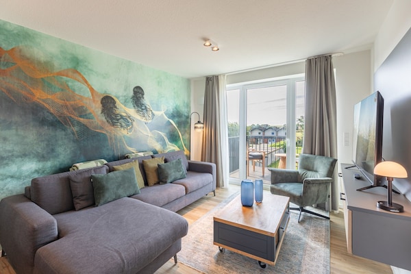 Stijlvol appartement met balkon vlak achter de dijk in Nordstrand - thumbnail 6