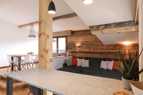 Elegant penthouse appartement aan de golfbaan met Mont Blanc uitzicht - thumbnail 3