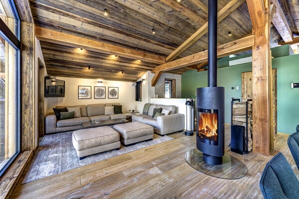Luxe chalet Green Forest met zwembad en wellness, direct aan golfbaan Chamonix - thumbnail 6