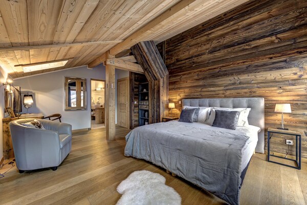 Chalet Planards 1: 10-persoons chalet met sauna, hot tub en Mont Blanc uitzicht - thumbnail 5